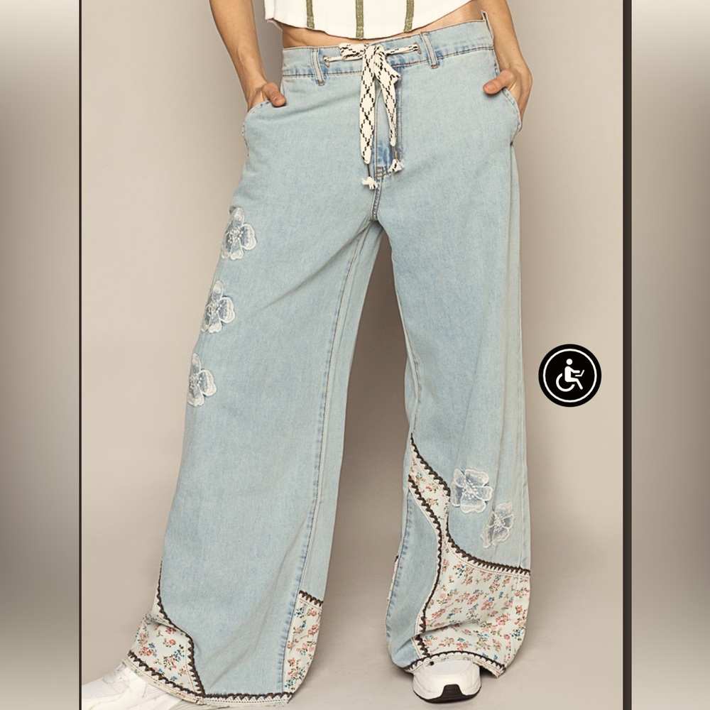 Pol Embroidered Denim Jeans